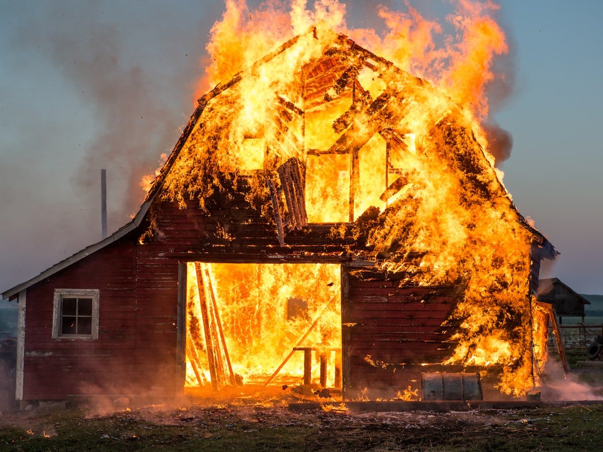 Home being restored after fire damage
