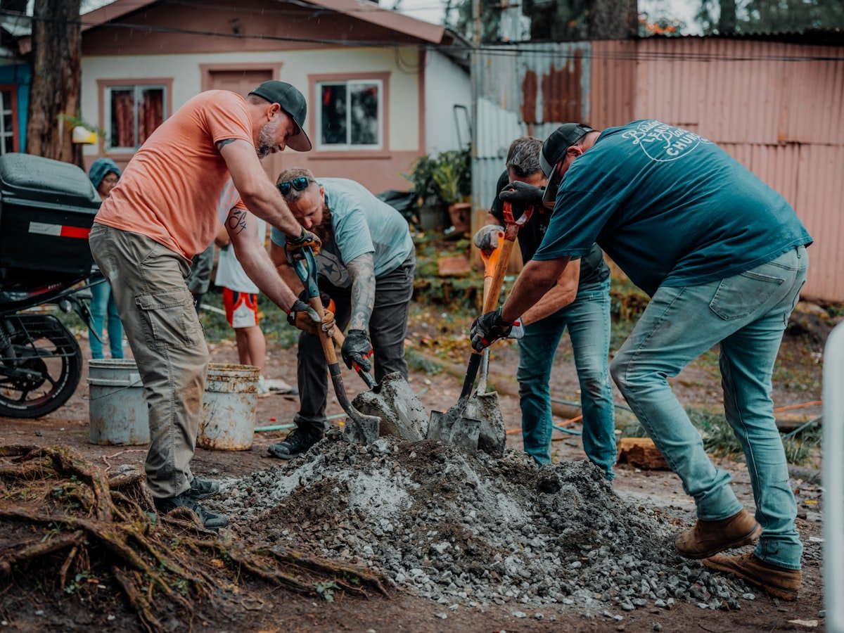 Storm and flood damage restoration team